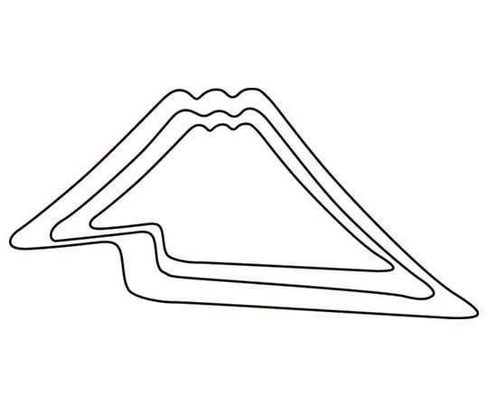 アズワン 厚口野菜抜 3PC 富士山  1個（ご注文単位1個）【直送品】