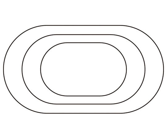 アズワン 厚口野菜抜 3PC 小判  1個（ご注文単位1個）【直送品】