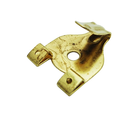 山口安製作所 額用金具 真鍮エックスフック 真鍮ミガキ 36mm×24mm 2個入 Y-7002-1 1セット(ご注文単位1セット)【直送品】