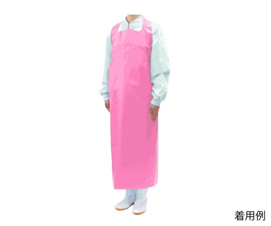 川西工業 ガードファイン軽量ウレタンエプロン 1枚 ピンク S 4449 1枚(ご注文単位1枚)【直送品】