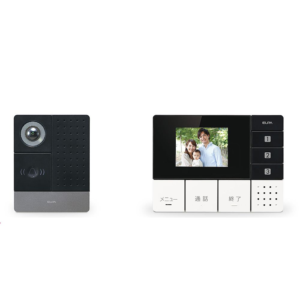 ELPA DECTワイヤレステレビドアホン DHS-SM2030 1個(ご注文単位1個)【直送品】