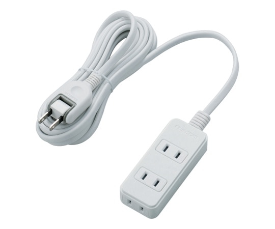 エレコム 電源タップ(雷ガード付き) T-KS02-2330WH 1個(ご注文単位1個)【直送品】
