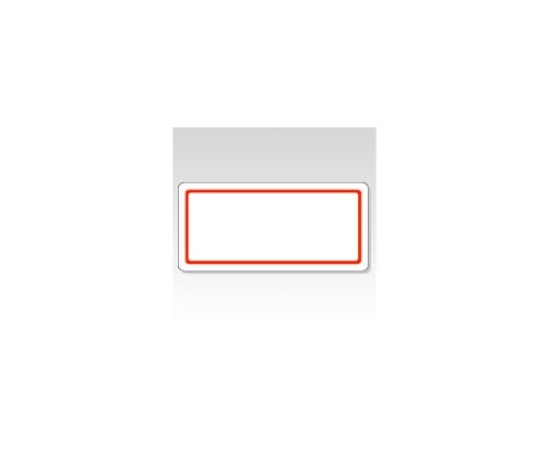 ニチバン マイタック(R)ラベル 一般用 赤枠 ML-109 1個(ご注文単位1個)【直送品】