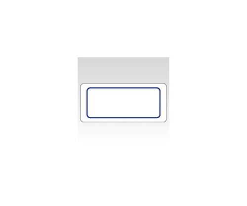 ニチバン マイタック(R)ラミネートラベル 保護フィルム付ラベル 青枠 ML-209B 1個(ご注文単位1個)【直送品】