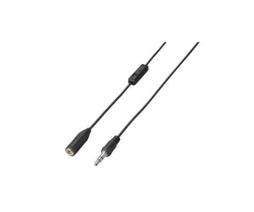 エレコム テレビ用ヘッドホン延長ケーブル 3m ブラック EHP-TVE0130BK 1パック(ご注文単位1パック)【直送品】