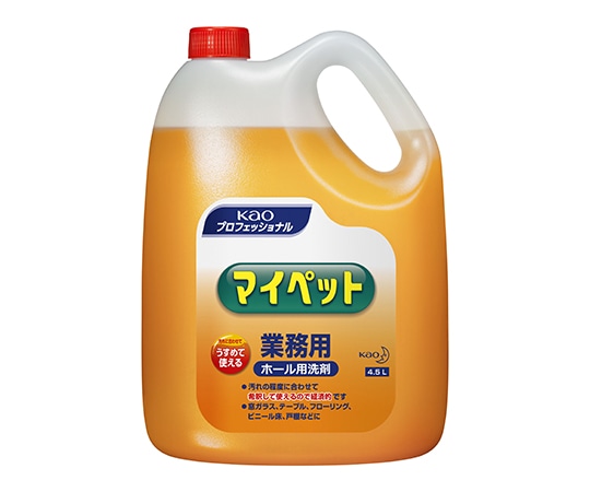 花王 マイペット 業務用 4.5L ホール用洗剤 1ケース(4本入)  1ケース(ご注文単位1ケース)【直送品】