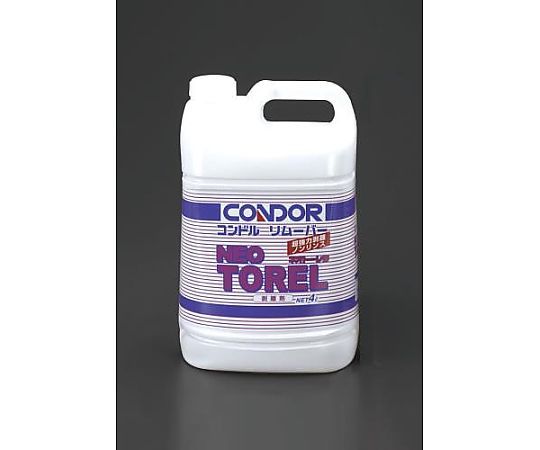 エスコ 4.0L  ワックス剥離剤(超強力) EA920LE-7 1個(ご注文単位1個)【直送品】