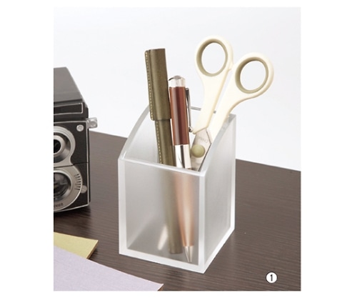 ストア・エキスプレス ペンスタンド アクリル 61-330-4-1 1個(ご注文単位1個)【直送品】