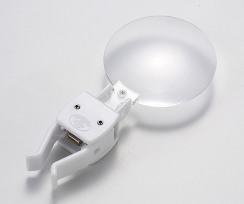 旭電機化成 ゆびさきのルーペ ホワイト AYL-01WH 1個(ご注文単位1個)【直送品】