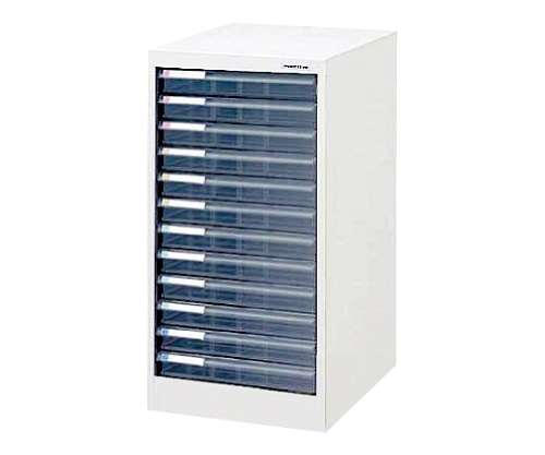 ナカバヤシ アバンテV2 フロアケース A4/浅型12段 ホワイト AF-12 AF-12シロ 1個(ご注文単位1個)【直送品】