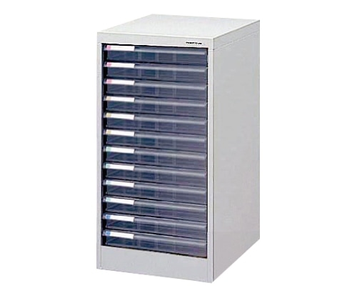 ナカバヤシ アバンテV2 フロアケース A4/浅型12段 ニューグレー AF-12 AF-12ニユ-グレ- 1個(ご注文単位1個)【直送品】