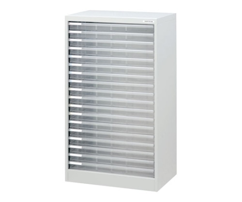 ナカバヤシ アバンテV2 フロアケース A3/浅型18段 ニューグレー A3F-18 A3F-18ニユ-グレ- 1個(ご注文単位1個)【直送品】