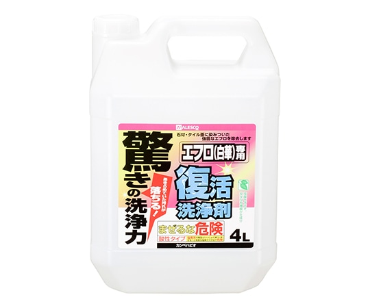 カンペハピオ(KANSAI) 復活洗浄剤 エフロ用 4L 17660061040 1個(ご注文単位1個)【直送品】