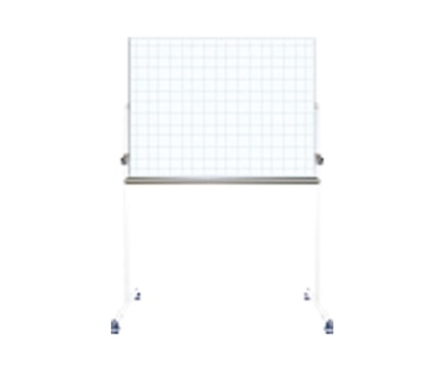 ナカバヤシ ホワイトボード ホーロー 回転脚付 暗線入 1270mm×550mm×1820mm ホ-WK-U34X 1個(ご注文単位1個)【直送品】