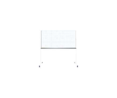 ナカバヤシ ホワイトボード ホーロー 固定脚付 暗線入 1900mm×550mm×1860mm ホ-WF-U36X 1個(ご注文単位1個)【直送品】