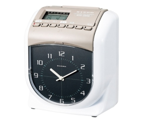 ニッポー 電子タイムレコーダー(印字色:黒赤2色) NTR-2800 1個(ご注文単位1個)【直送品】