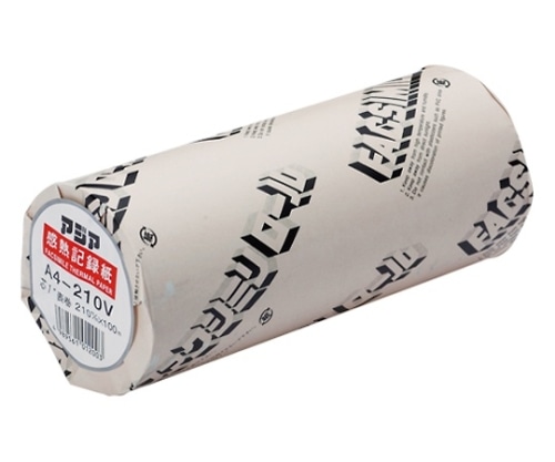 アジア原紙 ファクシミリ用感熱記録紙 A4-210V 1本(ご注文単位1本)【直送品】