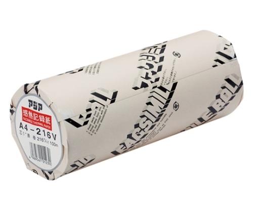 アジア原紙 ファクシミリ用感熱記録紙 A4-216V 1本(ご注文単位1本)【直送品】