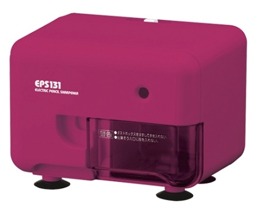 アスカ 電動シャープナー 芯先調整機能付き ピンク EPS131P 1個(ご注文単位1個)【直送品】