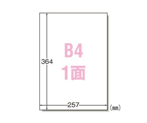 エーワン(A-ONE) PPC(コピー)ラベル B4 1面 100シート 28208 1箱(ご注文単位1箱)【直送品】