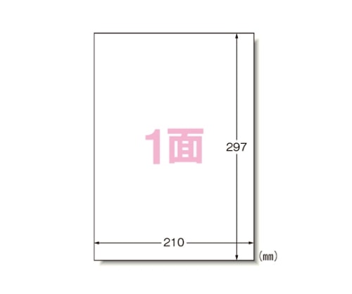 エーワン(A-ONE) PPC(コピー)ラベル A4 1面 500シート 28762 1冊(ご注文単位1冊)【直送品】