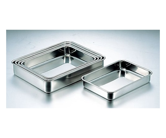 クローバー 18-8 すし組バット 浅型組バット 3号 10014303 1個（ご注文単位1個）【直送品】