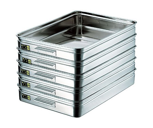 クローバー 18-8 手付番重 特大120 ABV-12-01 1個（ご注文単位1個）【直送品】