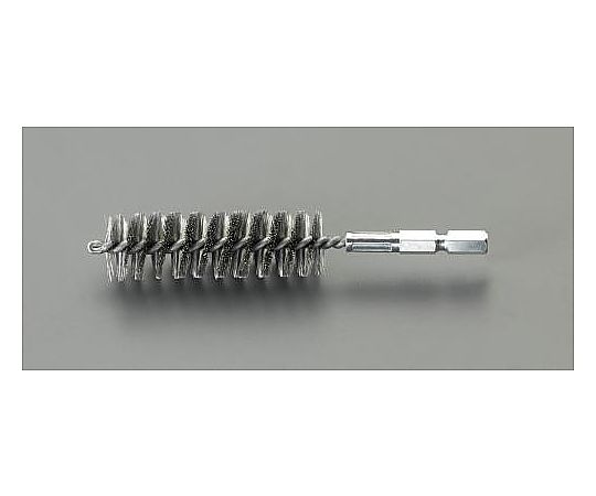 エスコ 32mm 六角軸付チューブラシ(ステンレス) EA819BL-316 1個(ご注文単位1個)【直送品】