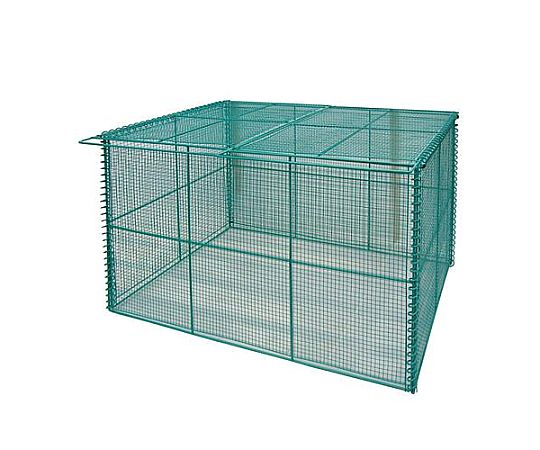 アズワン 1200x600x650mm/ 468L ダストボックス(スチール製) EA995AA-512 1台(ご注文単位1台)【直送品】