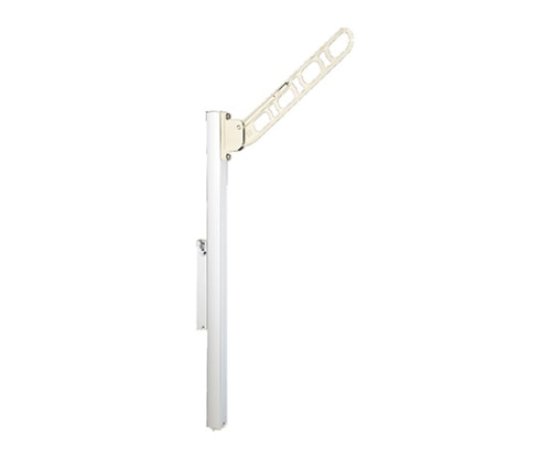 神栄ホームクリエイト 物干金物 バルコニー用 縦収納ポールタイプ ホワイトクリーム SK-460TSLP-WC 1個(ご注文単位1個)【直送品】