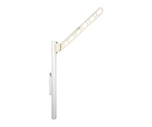 神栄ホームクリエイト 物干金物 バルコニー用 縦収納ポールタイプ ホワイトクリーム SK-660TSLP-WC 1個(ご注文単位1個)【直送品】