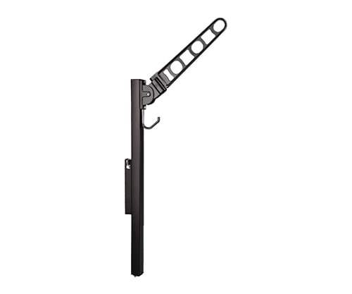 神栄ホームクリエイト 物干金物 バルコニー用 横収納ポールタイプ ダークブロンズ SK-500YSLP-BC 1個(ご注文単位1個)【直送品】