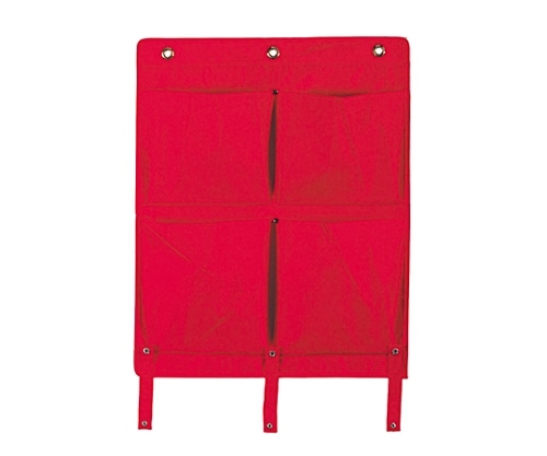 テラモト BMダストカー 専用ポケットE 小 赤 DS-232-510-2 1枚(ご注文単位1枚)【直送品】