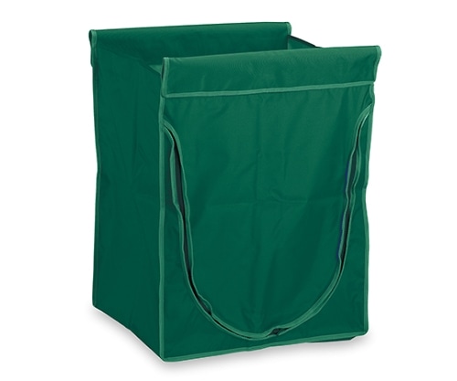 テラモト スタンディングカート(替袋E)緑 ファスナー付 小 DS-226-550-1 1枚(ご注文単位1枚)【直送品】