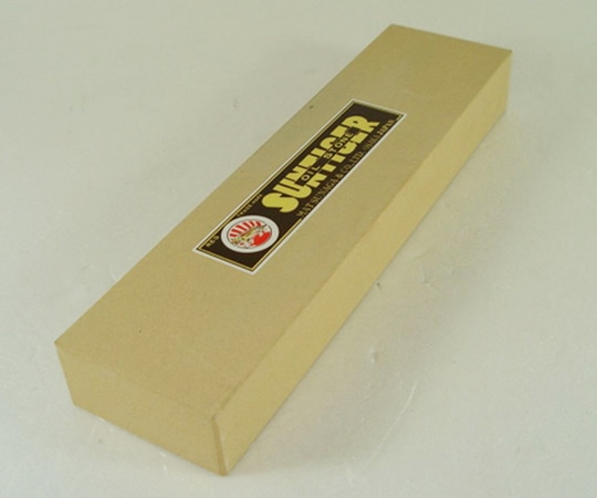 松永トイシ 油砥 朝日虎印 中研ぎ用 細目 #500 (205×50×25mm)  1本(ご注文単位1本)【直送品】