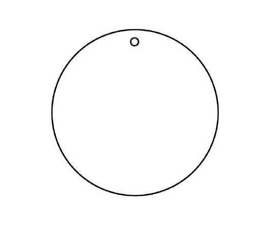 エスコ φ 70mm エコユニボード札(10枚) EA956V-111 1組(ご注文単位1組)【直送品】