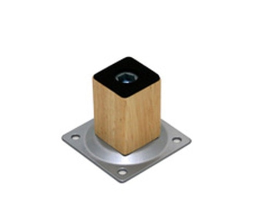 光 スマートレグ木製角脚 32×50ミリ シルバー KSW-3205 1個（ご注文単位1個）【直送品】