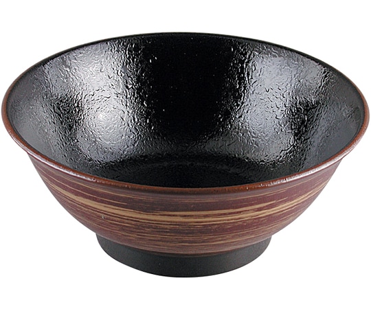 福井クラフト 耐熱 7寸 ラーメン鉢 ウルミ金霞(汚染防止塗 33101950 1個（ご注文単位1個）【直送品】