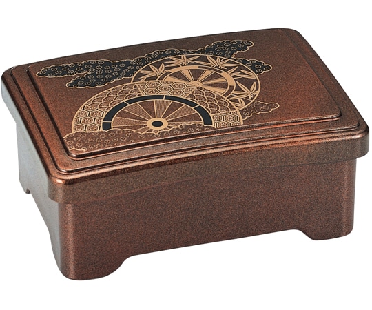 福井クラフト かつ重 梨地御所車内朱(蓋親) 45151430 1個（ご注文単位1個）【直送品】