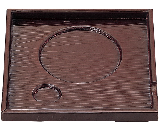 福井クラフト 角茶碗蒸台 新溜 75000640 1個（ご注文単位1個）【直送品】