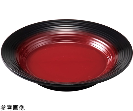 福井クラフト 7.5寸 鳳龍盛鉢 朱黒ぼかしSH塗裏黒塗 55203671 1個（ご注文単位1個）【直送品】