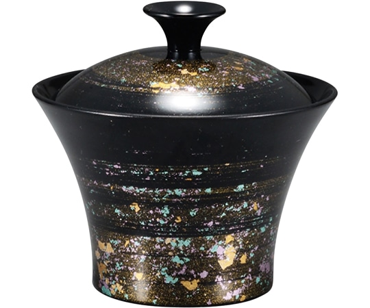 福井クラフト 耐熱聖火椀(蓋親)金光彩ぼかし 内黒 31007420 1個（ご注文単位1個）【直送品】