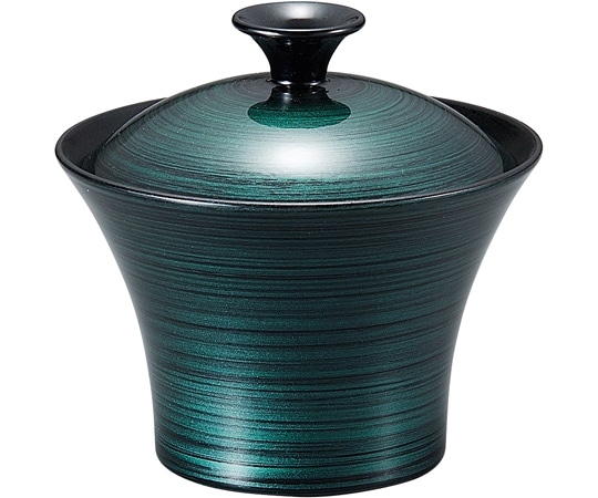 福井クラフト 耐熱聖火椀(蓋親)エメラルドライン 内黒 37001187 1個（ご注文単位1個）【直送品】