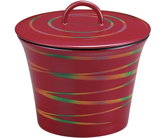 福井クラフト TAリング無地椀(蓋親)朱華連 31000590 1個（ご注文単位1個）【直送品】