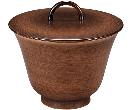 福井クラフト 耐熱リング百合型椀(小)ダークかすみ内黒 30045360 1個（ご注文単位1個）【直送品】