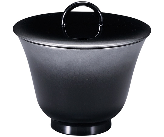 福井クラフト 耐熱リング百合型椀 セット 銀ぼかし 内黒(小) 31005600 1個（ご注文単位1個）【直送品】