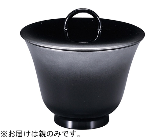 福井クラフト 耐熱リング百合型椀 親のみ 銀ぼかし 内黒(小) 31005602 1個（ご注文単位1個）【直送品】