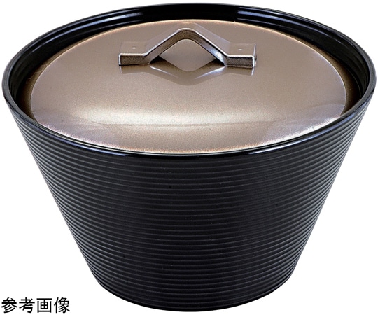 福井クラフト 耐熱千筋クィーン椀 セット 銀透裏黒/総黒(大) 32000570 1個（ご注文単位1個）【直送品】