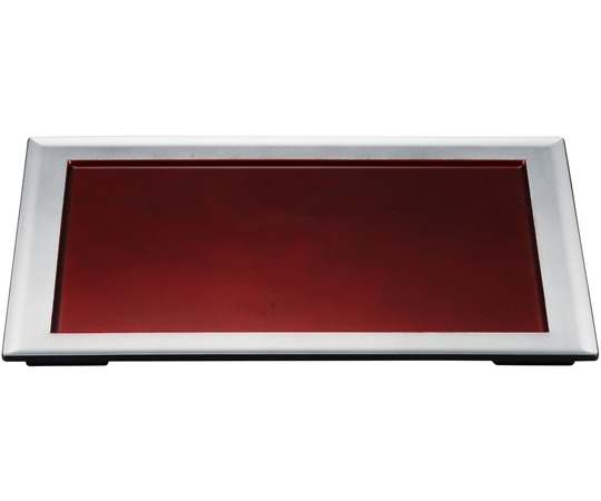 福井クラフト 尺0 長手炉縁盆 銀内ワイン 24025080 1個（ご注文単位1個）【直送品】