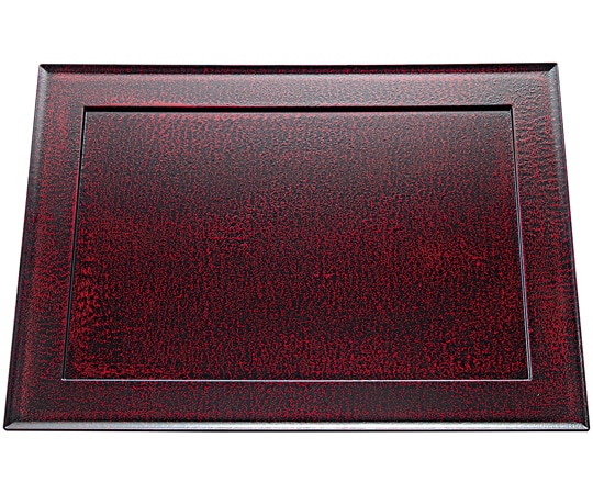 福井クラフト 尺4 長角懐石炉縁盆 絞り漆刻 17411660 1個（ご注文単位1個）【直送品】